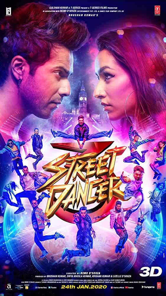 Download Street Dancer (2020) Hindi Movie AMZN WEB-DL Print 480p [400MB]|| 720p [1.2GB] || 1080p [2.2GB]